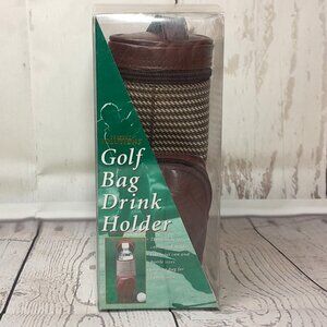 Golf Bag Drink Holder With Clip 1998 Perfect Solutions Thermal Keep Cool Novelty